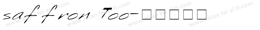 saffron Too字体转换